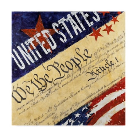 Jason Bullard 'We The People' Canvas Art,24x24